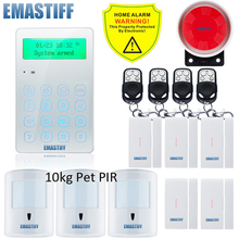 Sistema de alarma de seguridad inalámbrico GSM para el hogar, Kit de Control por aplicación con Sensor de movimiento automático, sistema de alarma antirrobo 2024 - compra barato