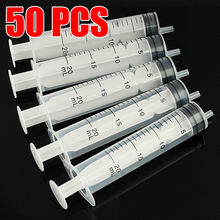 50Pcs Plastic Syringe New Measuring Syringe 20ml Plastic Syringe Disposable Measuring Nutrient Hydroponics Mixture Ink Cartridge 2024 - buy cheap