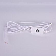 Adjust Brightness Switch On/Off Dimmer Switch Mini White DC5-36V 2A Touch LED Dimmer for Single Color Led Strip