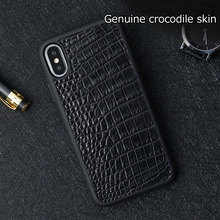 Luxury Real crocodile Leather Phone Case for Realme 8 7 6 Pro GT Neo 2 GT Master Explorer Narzo 30 Q3 PRO C21 For OPPO Reno 5 6 2024 - buy cheap