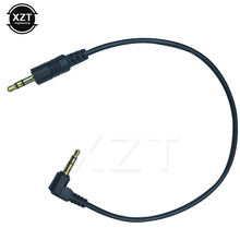Cable de Audio con clavija de 3,5mm, macho a macho, 90 grados, AUX, para auriculares de coche, MP3/4, altavoz, alta calidad 2024 - compra barato