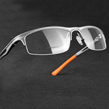 glasses frames for men clear lens glasses eyewear optical myopia  Prescription spectacle frame Metal Half Frame Eyeglasses Male 2024 - buy cheap
