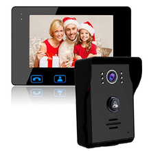 Saful 7'' Wired Video Door Phone Doorbell Video Intercom Home Security System Push Button HD Camera 2024 - buy cheap