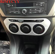 Bjmycyy-painel de controle central do ar condicionado, caixa decorativa em abs para peugeot 301, 2014 a 2016, 1 peça 2024 - compre barato