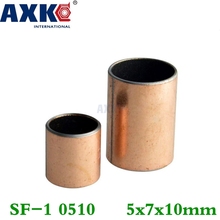 Axk bucha de rolamento composta 50 peças-0510 5x7x10mm 2024 - compre barato