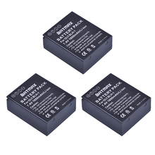 Batmax baterias para câmera digital olympus em1, baterias para câmera digital flash blh1 de 1800mah 3 peças 2024 - compre barato