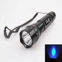 U-F 501B 3W 2-Core 365nm UV LED Flashlight (1x18650) 2024 - buy cheap