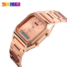 2018 SKMEI Men Fashion Casual Quartz Wristwatches Digital Chronograph Back Light 30M Waterproof Watch Dual Time Sport Watches 2024 - buy cheap