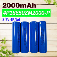 Gololoo-batería recargable para uso industrial, pila de iones de litio de 2000mAh, 3,7 V, 4 unids/lote 2024 - compra barato