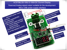 Medidor de pantalla de corriente CC, 1 unids/lote, ACS758LCB-100U ACS758LCB 100U ACS758 0-100A, nuevo 2024 - compra barato