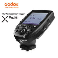 Беспроводная система Godox Xpro-N 2,4G X i-TTL II, Высокоскоростная синхронизация Flash Trigger с большим ЖК-дисплеем, трансмиттером для цифровой зеркальной камеры Nikon 2024 - купить недорого