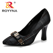 ROYYNA Women Pumps Spring & Autumn Plus Size 34-43 Fashion Elegant Pointed Toe Office Ladies High Heels Woman Trendy Shoes 2024 - buy cheap