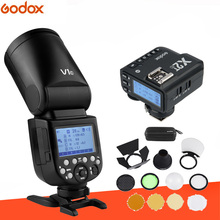 Godox V1 Flash TTL 1/8000s HSS 2600mAh lithium battery Speedlite Flash+AK-R1+X2T- trigger for Canon Nikon Sony Fujifilm Olympus 2024 - buy cheap