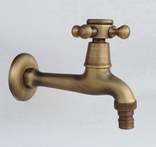 Antique Brass Single Lever Bathroom Sink Basin Washing machine Faucet ana018 2024 - buy cheap