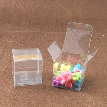30 шт 4*4*3 см прозрачная пластиковая ПВХ коробка упаковочные коробки для подарков/шоколада/конфет/косметики/ремесел квадратная Прозрачная ПВХ коробка 2024 - купить недорого