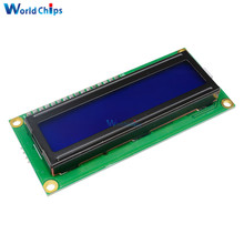 10 шт. LCD 1602 1602 Модуль ЖКД синий/желто-зеленый экран 16x2 персональный ЖК-дисплей PCF8574T PCF8574 IIC I2C интерфейс 5 В 2024 - купить недорого