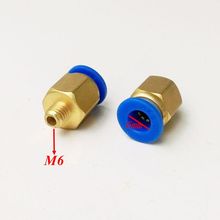 10pcs/lot 6mm Tube M6 Thread Pneumatic Fitting Quick Joint Connector PC6-M6 2024 - buy cheap