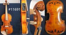 Cronônia estilo barroco, arte, incrustação/desenho, elétrico & acústico, violino 4/4 #11691 2024 - compre barato