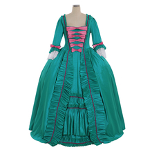 Cosplaydiy 18 ° século vestido de baile barroco, vestido de flor antoinette barroco, maria, aneta, rococo l320 2024 - compre barato