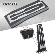 NULLA Stalinless Steel Fuel Gas Brake Foot Rest Footrest Pedal Cover Kit Accelerator Pedals Pad for BMW 5 Series G30 2017 2018 2024 - buy cheap