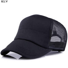 Klv boné infantil para meninos e meninas, recém-nascidos, boné de beisebol para crianças pequenas, chapéu snapback para caminhoneiros de 3-8 anos de idade 2024 - compre barato