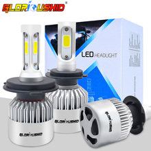 H7 LED Bulb H1 H3 H4 H11 H8 H27 HB4 9005 9006 HB3 S2 COB Chips 72W 8000LM 6500K Car Headlight Bulbs H7 Car Fog Light LED lamp 2024 - buy cheap
