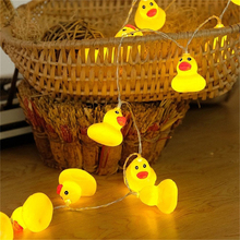 AC220V 3m 20leds Yellow Duck LED String Light Waterproof Holiday Outdoor Fairy Lights For Christmas Party Wedding Decoration 2024 - buy cheap