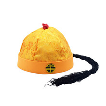11 estilos adultos dinastia qing chapéu com trança antigo chapéu chinês antigo boné qing daynasty cosplay acessórios landowner hat 2024 - compre barato
