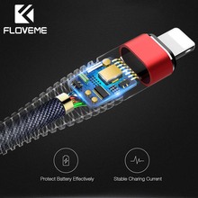 FLOVEME High Tensile USB Cable For iPhone 8 6 6S 7 Plus X For Lighting To USB Braid 2A Charging Data Cable For iPad 1 2 Charger 2024 - buy cheap