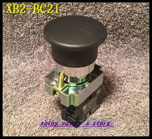 10 шт./лот XB2-BC21 1 NO Мгновенный кнопочный переключатель N/O с черной грибовидной головкой 2024 - купить недорого