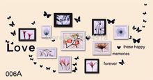 Fashion Combination Of Wall Stickers Can Be Removed With A Photo Wall Sofa Bedroom Background Colorful Butterfly Stickers AY006 2024 - buy cheap