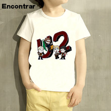 Kids  Rock Band U2 Design Baby Boys/Girl TShirt Kids Funny Short Sleeve Tops Children Cute T-Shirt,HKP4113 2024 - buy cheap