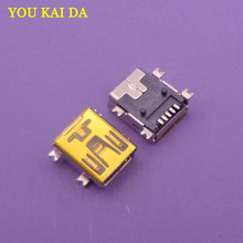 10pcs 5-pin Jack 5 PIN micro mini USB 5pin Connector Charging port socket for MP3 MP4 Mobile Phone Tablet replacement repair 2024 - купить недорого