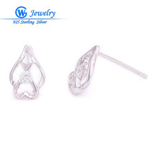 GW Fashion Jewelry 925 Sterling Silver Earrings European Brand Stamped Factory Wholesale FERIV002H50 2024 - buy cheap
