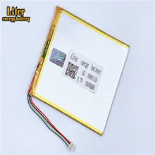 Plugue 1.0-5P Lipo Tablet PC 3.7V 3090110 3800mah Recarregável li-bateria de polímero 2024 - compre barato