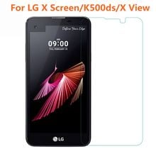 Película de vidro temperado 9h para lg x, película protetora à prova de explosão para lg k500ds x view 2024 - compre barato