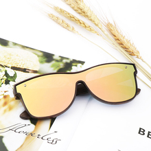 New Design Bamboo Wood Sunglasses For Men/Women,Polarized Sun Glass High Quality UV400 One Lens 2024 - buy cheap