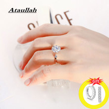 Ataullah-Anillo giratorio ajustable para mujer, joyería de plata de ley 925, regalos de cumpleaños y boda, anillo de dedo femenino RW006NS 2024 - compra barato