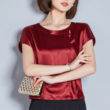 Womens Tops and Blouses Silk Blouse Korean Fashion Clothing Plus Size XXXL Blusas Femininas Elegante Shirts for Ladies 2024 - buy cheap