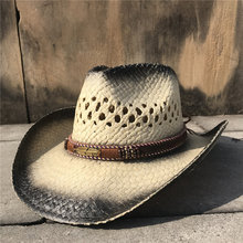5 Stlye Summer Women Men Hollow Western Cowboy Hat Dad Boater Sombrero Hombre Hat Lady Fascinator Sunbonnet Sun Hat 2024 - buy cheap