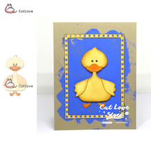 Lovely Duck Animal Metal Cutting Dies Stencils For DIY Scrapbooking Paper Card Decorative Craft Dies Embossing Die Cuts New 2019 2024 - buy cheap