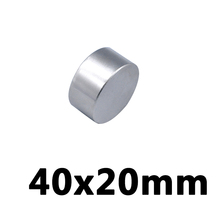 1pcs 40x20mm Super Powerful Strong Bulk Small Round NdFeB Neodymium Disc Magnets Dia 40mm x 20mm N35 Rare Earth NdFeB Magnet 2024 - buy cheap