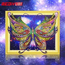 5D Special Shaped Diamond Embroidery Crystal Butterfly DIY Diamond Painting Shining Round Rhinestones Cross Stitch Home Decor 2024 - buy cheap