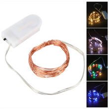 Led String Lights 1M 10leds CR2032 Battery Operated Copper Wire Fairy Lights for Christmas Garland Home Wedding Decoration 2024 - buy cheap