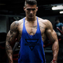 Newest Gyms Bodybuilding Stringer Tank Top Men Regata Fitness Vest Y Back Singlet World of Tanks Shirt Gyms Clothing 2024 - buy cheap