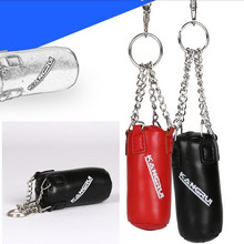 PU Taekwondo target mitt keychain key tag Boxing glove Sport key rings pendant Cartoon Hanging Charm distributed gifts sandbag 2024 - buy cheap