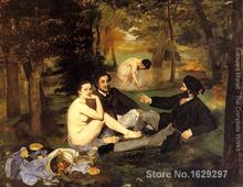 El almuerzo sobre la hierba por Edouard Manet, retrato famoso artista pintado a mano de alta calidad 2024 - compra barato