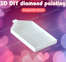 DIY 3D Diamond Cross Stitch Tools Diamond Embroidery Accessories Large Capacity Diamond Painting Tool Plastic Tray Big Wholesale 2024 - buy cheap