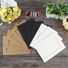 HOT 10pcs Photo Frame DIY 3 5 6 7 Inch Kraft Paper Hanging Wall Picture Album Decoration For Home NDS66 2024 - buy cheap