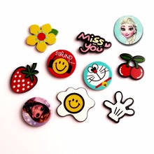 Artesanato de decoração de acrílico misto kawaii bonito com parte traseira lisa enfeites de cabochão para scrapbooking acessórios diy, 20 peças 2024 - compre barato